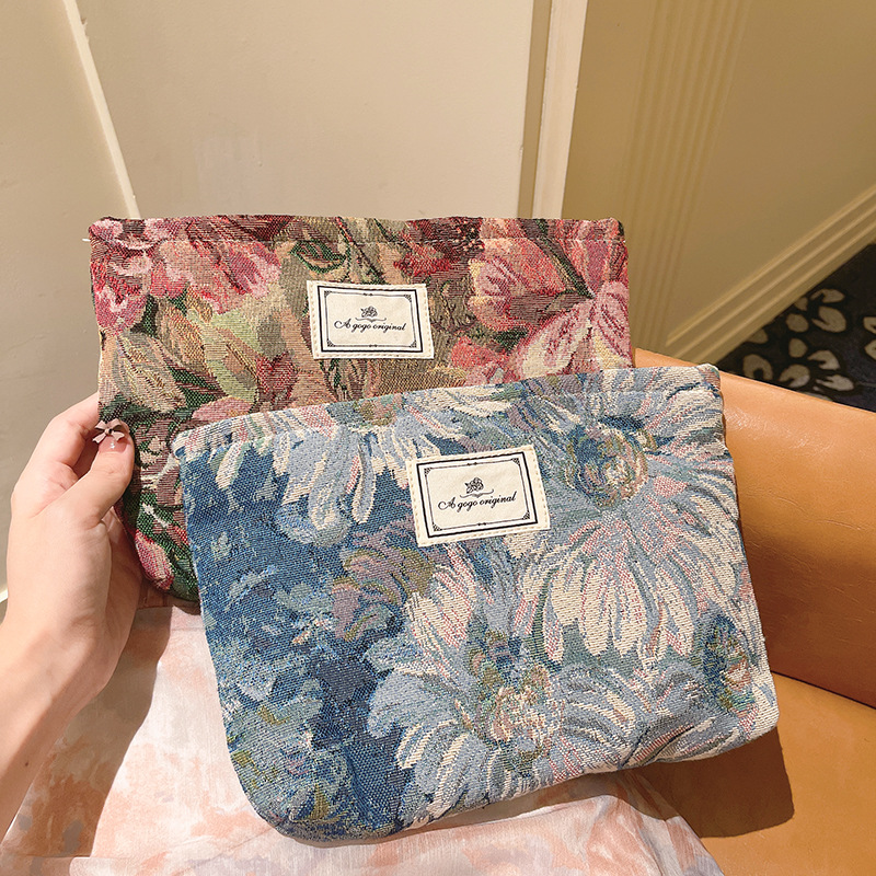 1 Piece Luxurious Series Retro Flower Polyester Women's Bags Picture5