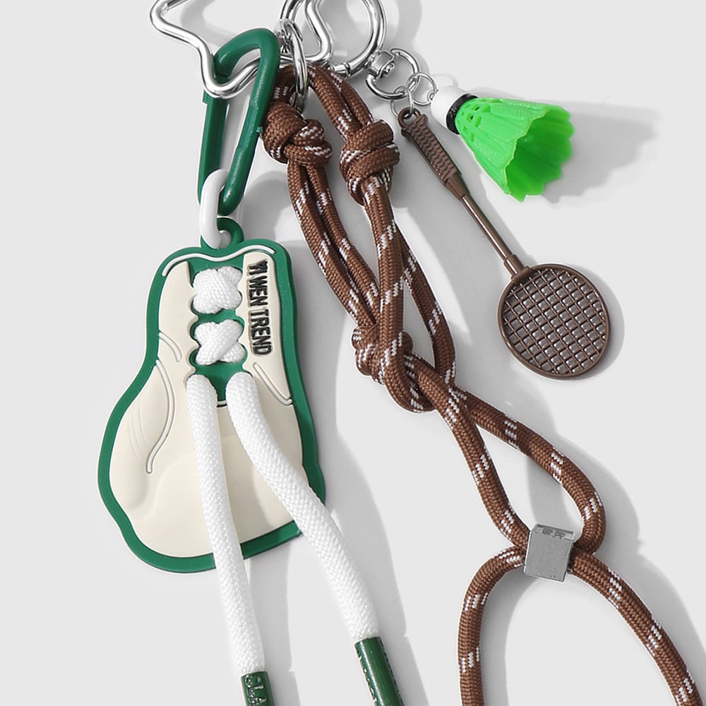 1 Stück Simple Series Sport Letter Alloy Damen Taschenanhänger h5Bild4