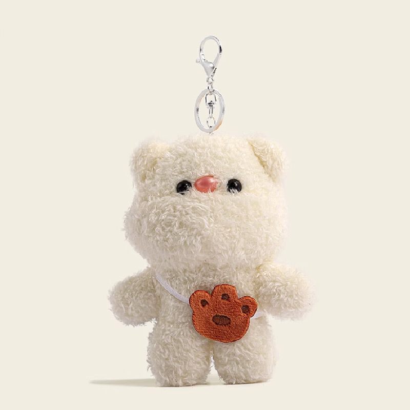 1 Piece Adorable Series Cute Downy Bear Rayon Women's Bag Charms h5Picture4