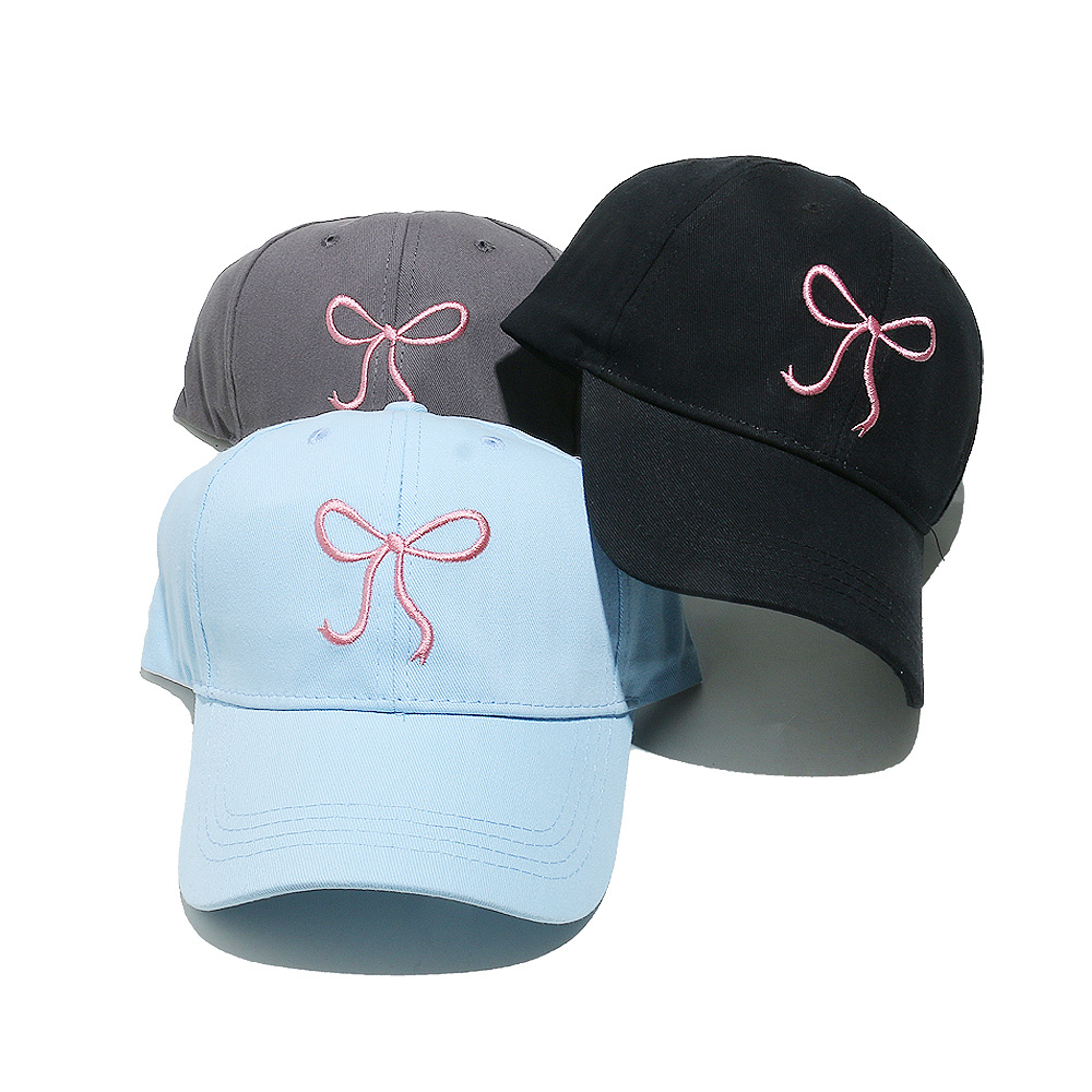1 Piece Sweet Bow Embroidered Baseball Cap Picture3
