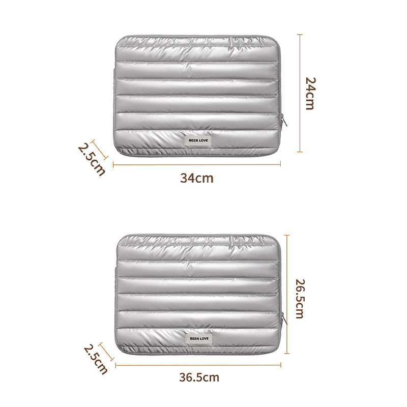 1 Piece  Solid Color Nylon Lightweight Solid Color Premium Laptop Bag h5Picture5