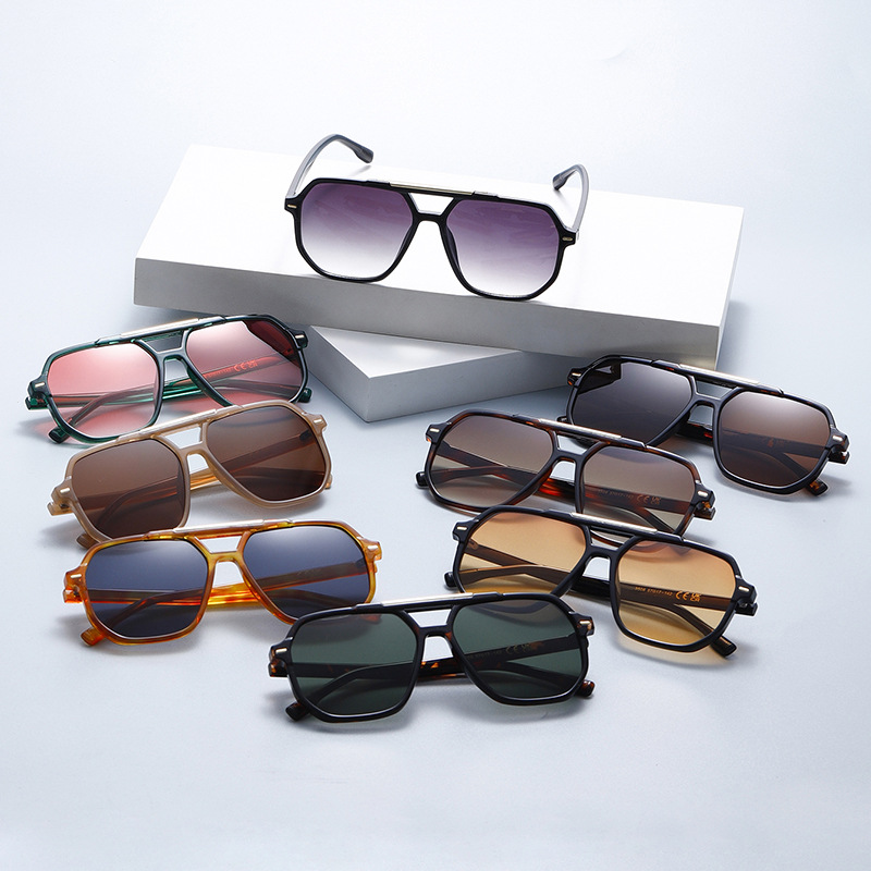 1  Pair of Stylish Large Leopard - print Square - frame Women's Sunglasses Picture8