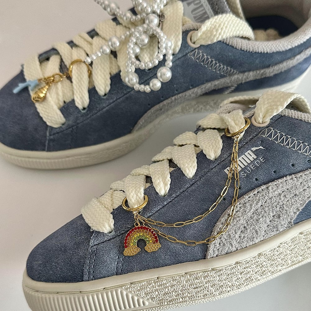 1 paio di pendenti da donna con strass in acciaio inossidabile placcato oro , serie romantica, geometrici, giornalieri Immagine2