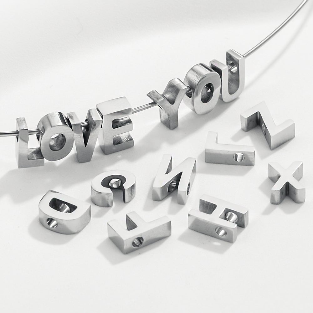 1 Pair Simple Series Casual Letter Unisex Pendants h5Picture2