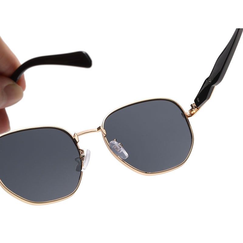 1 Pair Simple Series Casual Patchwork Stainless Steel Unisex Sunglasses Picture4