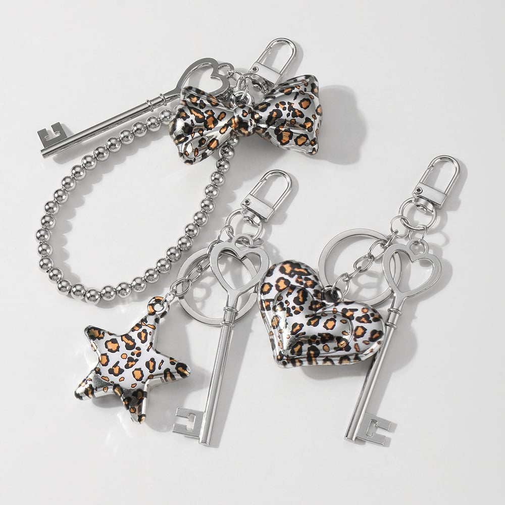 1 Piece Simple Series Retro Leopard Print CCB Women's Bag Charms h5Picture3