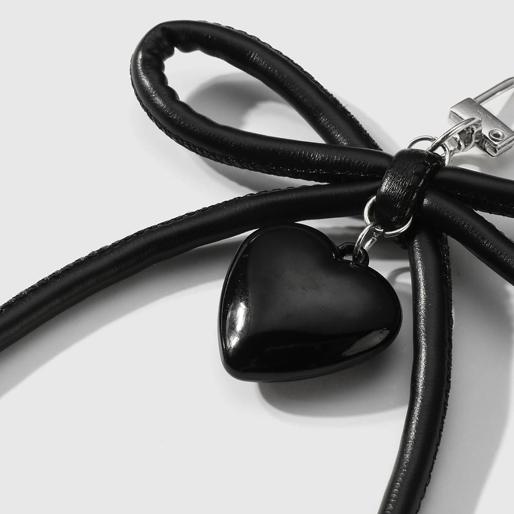 1 Piece Simple Leather Bow Knot Women's Bag Charms Picture6