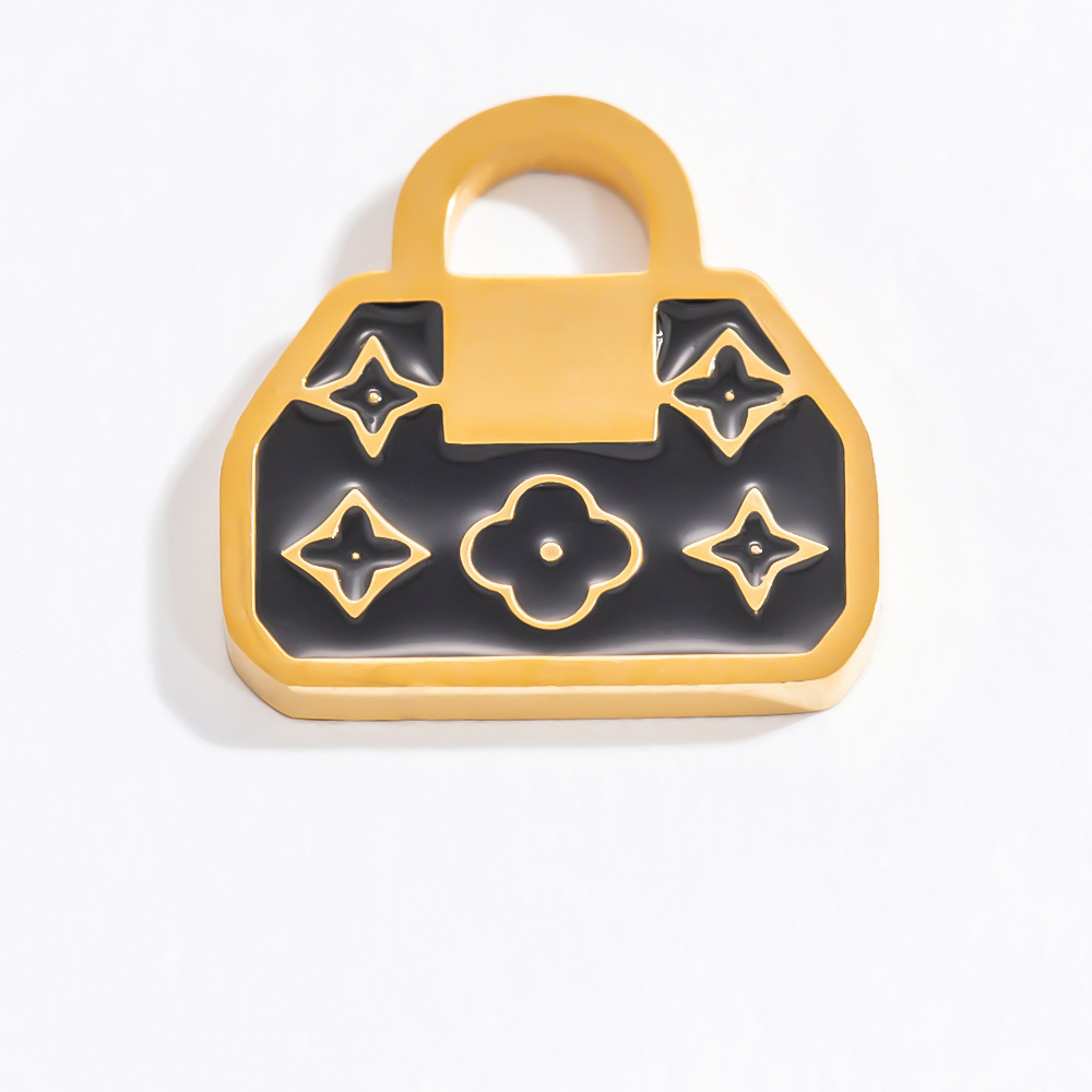 1 Pair Romantic Series Chic Butterfly Stainless Steel Gold Color DIY Women's Pendants h5Picture6