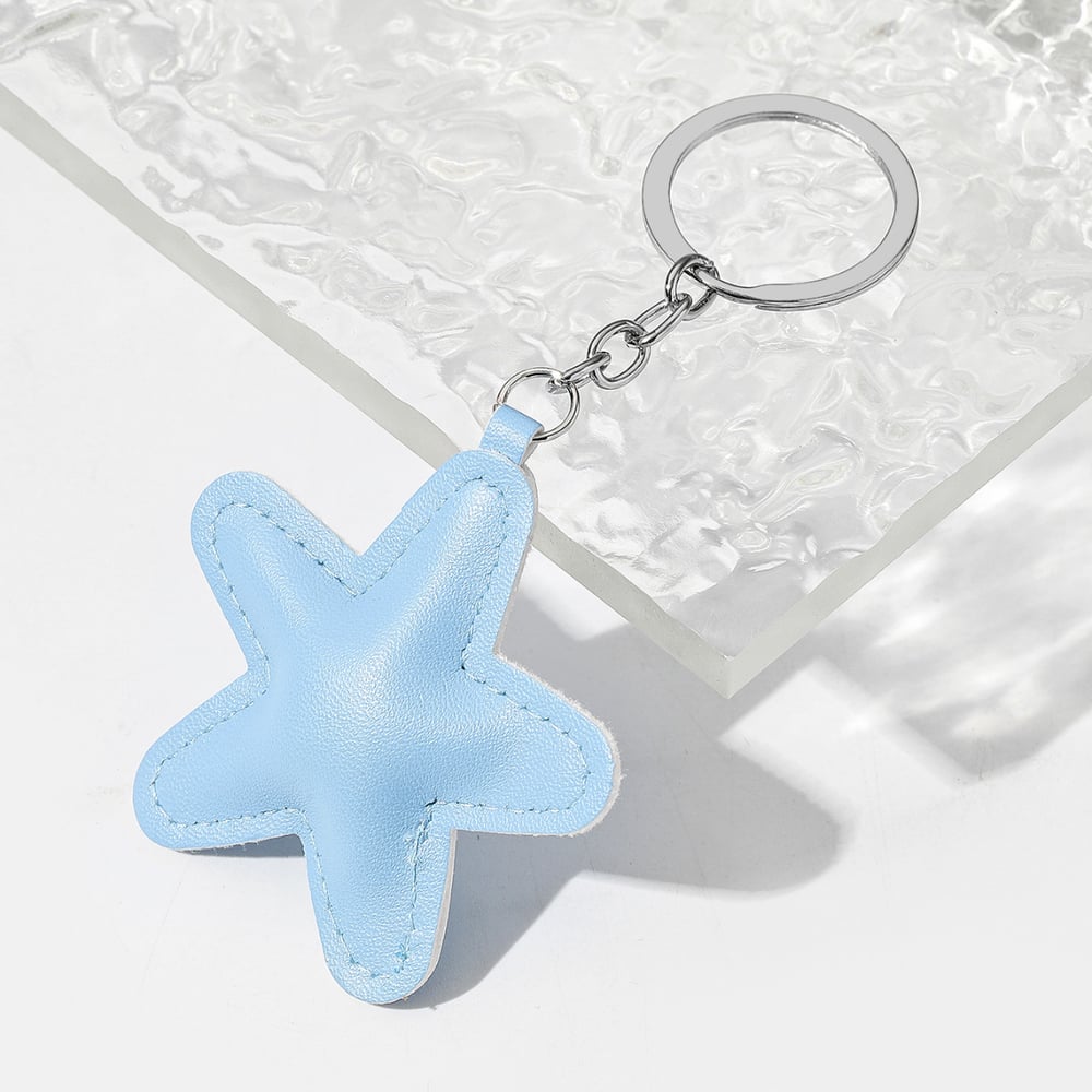 1 Piece Cute Leather Star Bag Charms h5Picture10
