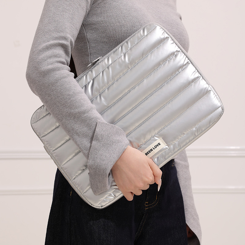 1 Piece  Solid Color Nylon Lightweight Solid Color Premium Laptop Bag h5Picture4