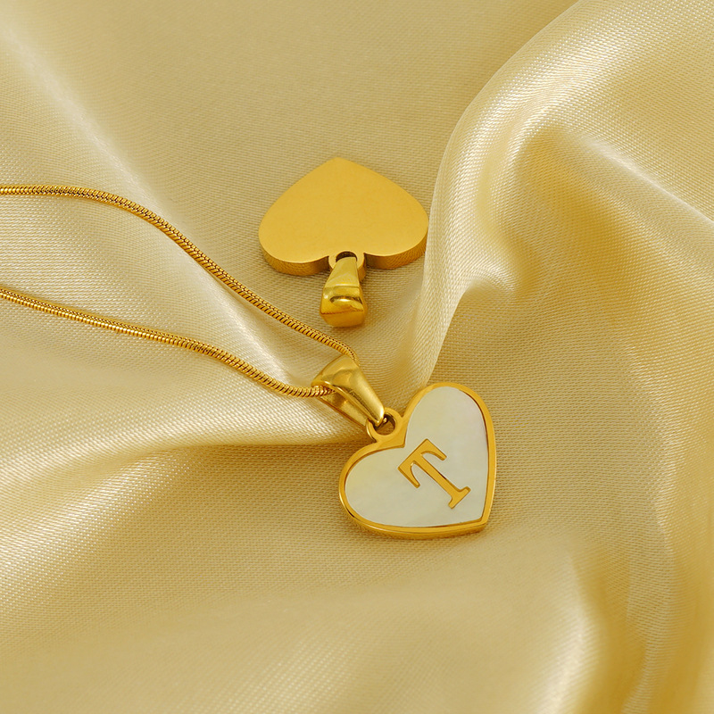 1 Piece Simple Series Daily Letter Women's Pendant Necklaces h5Picture3