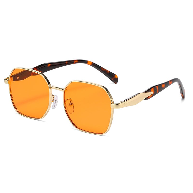 1 Pair Simple Series Casual Patchwork Stainless Steel Unisex Sunglasses Picture3