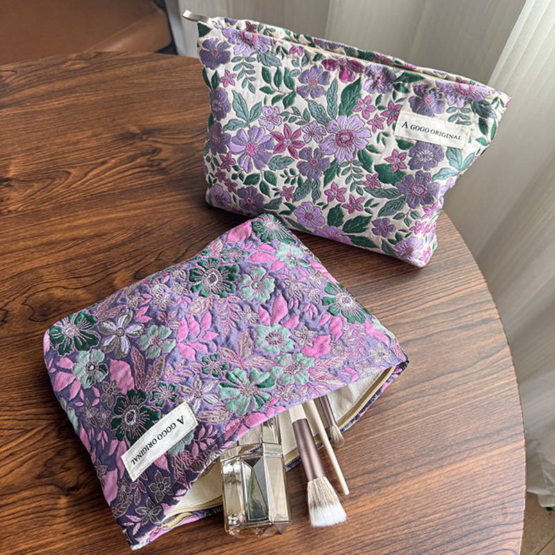 1 Stück Romantische Serie Natürliche Blume Canvas Damentaschen h5Bild4