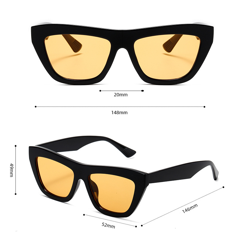 1 Pair of Stylish Retro Cat  Eye Shaped Women's Sunglasses Picture7