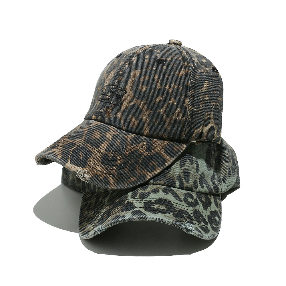 1 Piece Retro Leopard Print Baseball Cap h5Picture4