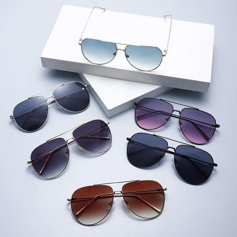 1 Pair Light Luxury Solid Color Alloy Women's Sunglasses Picture7