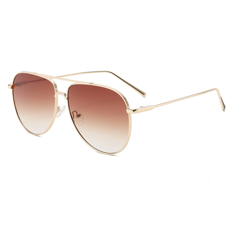 1 Pair Light Luxury Solid Color Alloy Women's Sunglasses Picture3