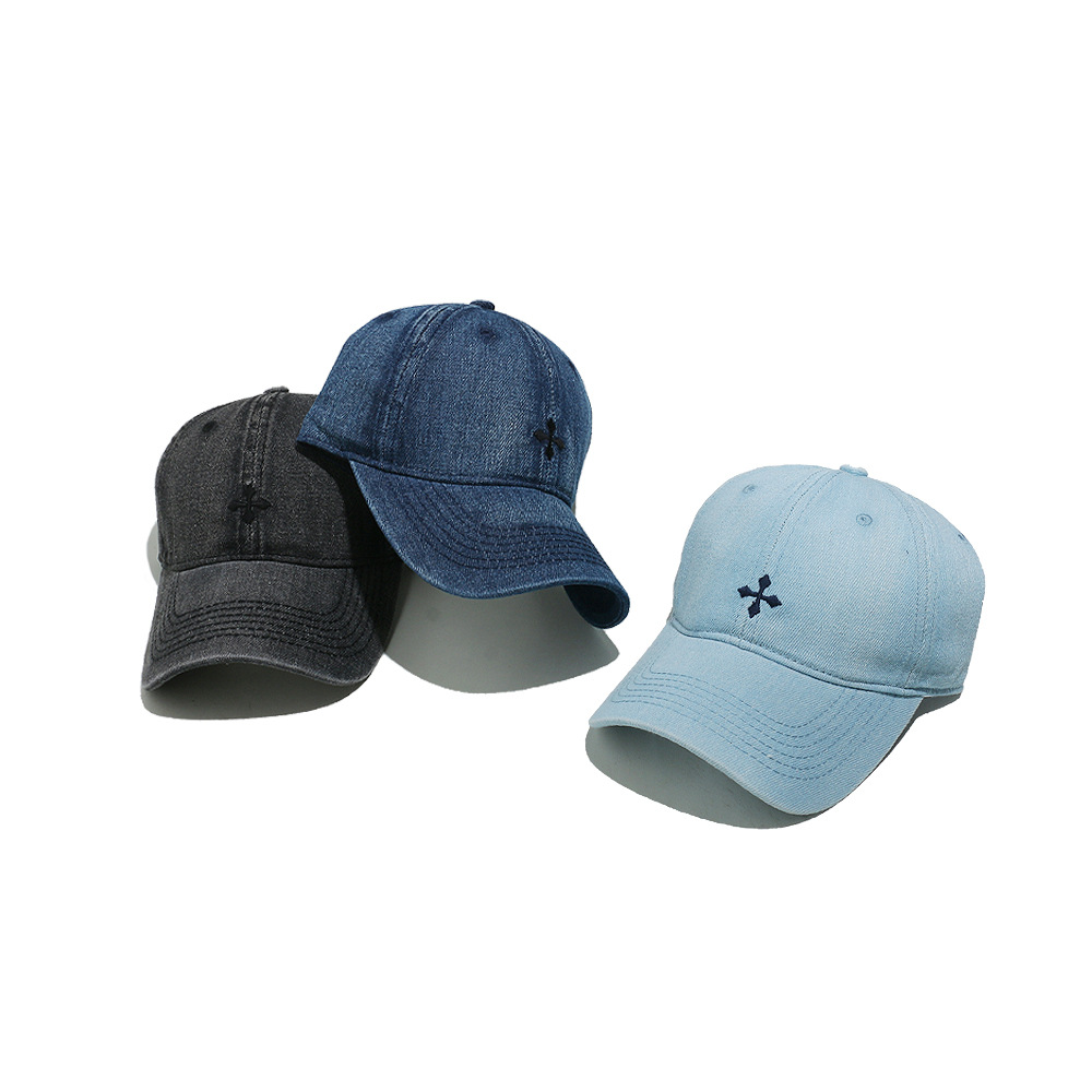 1 Piece Cross Pattern Embroidery Baseball Cap Picture2