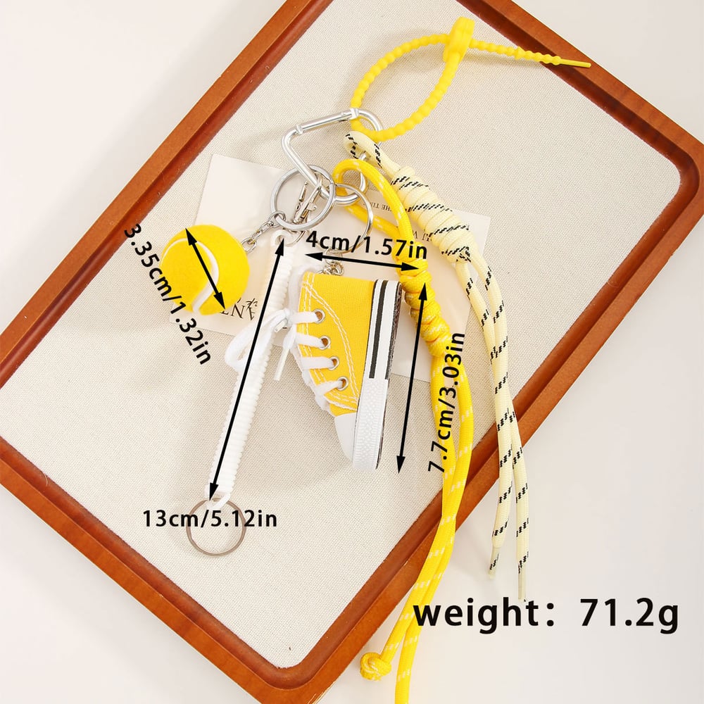 1 Piece Sport Style Mini Sneaker & Tennis Women's Bag Charms Picture8