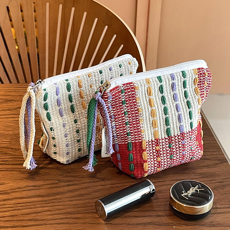 1 Piece Ethnic Series Daily Plaid Polyester Women's Bags Picture4