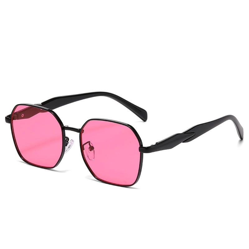 1 Pair Simple Series Casual Patchwork Stainless Steel Unisex Sunglasses Picture4