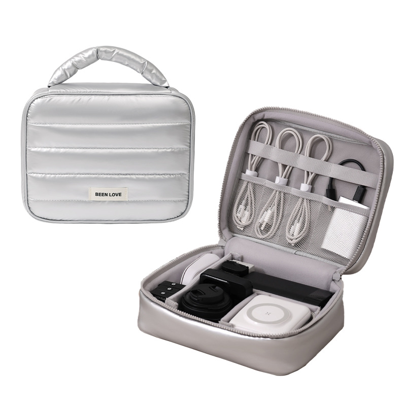 1 Piece Simple Series Daily Solid Color Nylon Large-capacity Storage Bag for Daily Items during Travel h5Picture4