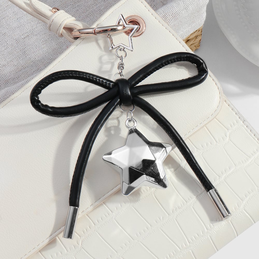 1 Piece Simple Leather Bow Knot Women's Bag Charms Picture11