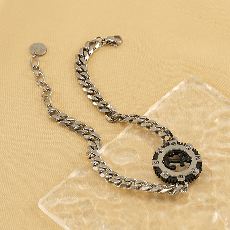 1 Pair Hip-hop Trend All-match  Jewelry  Men's Bracelet Picture4