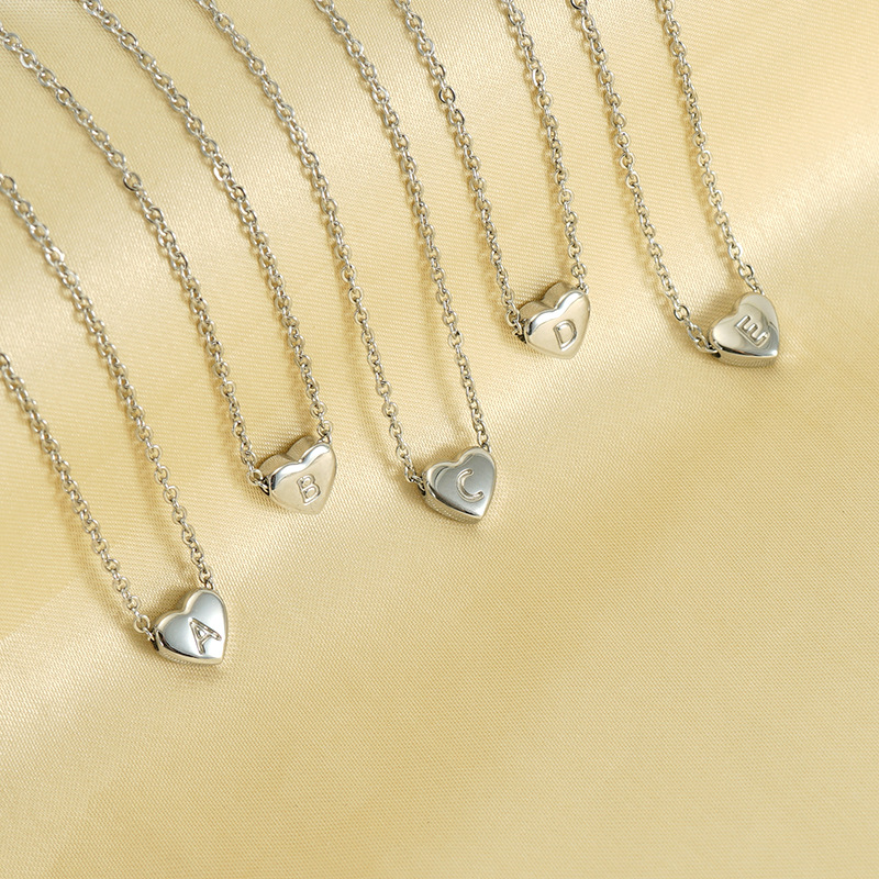 1 Piece Simple Series Daily Letter  Women's Pendant Necklaces h5Picture3