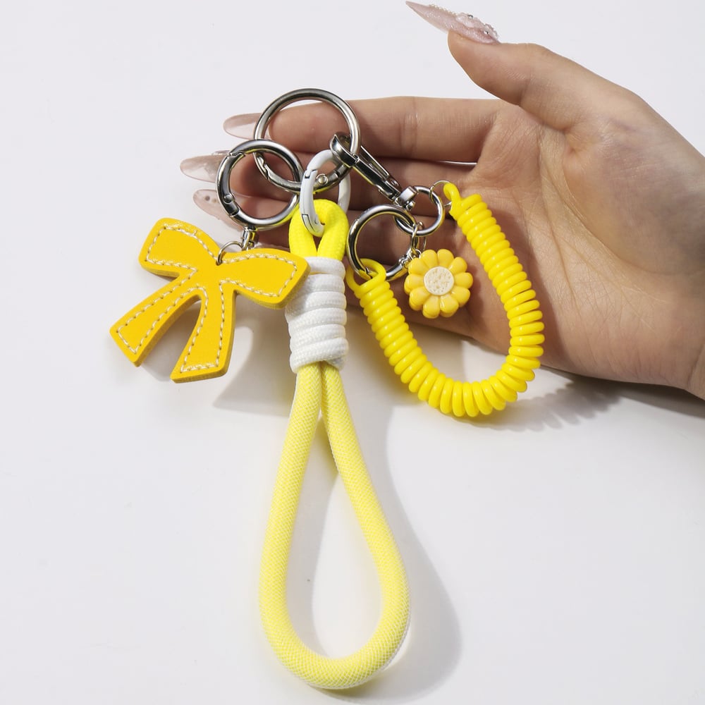 1 Stück Simple Series Sweet Bow Knot Alloy Damen Taschenanhänger h5Bild7