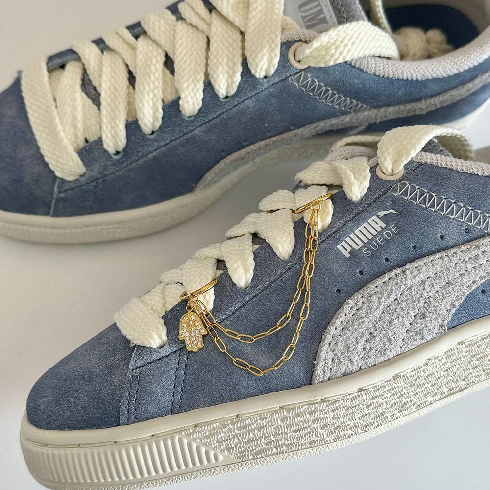 1 paio di pendenti da donna con strass in acciaio inossidabile placcato oro , serie semplice, classici e geometrici h5Immagine2