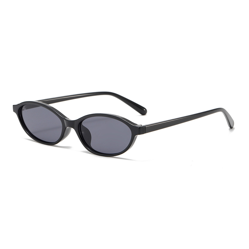 1 Pair of Stylish Oval Cat - eye Versatile Women's Sunglasses Picture5