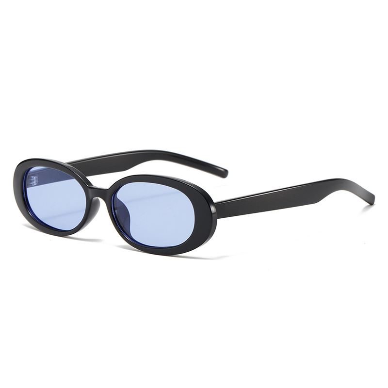 1 Pair Simple Series Daily Solid Color Plastic Women's Sunglasses h5Picture5