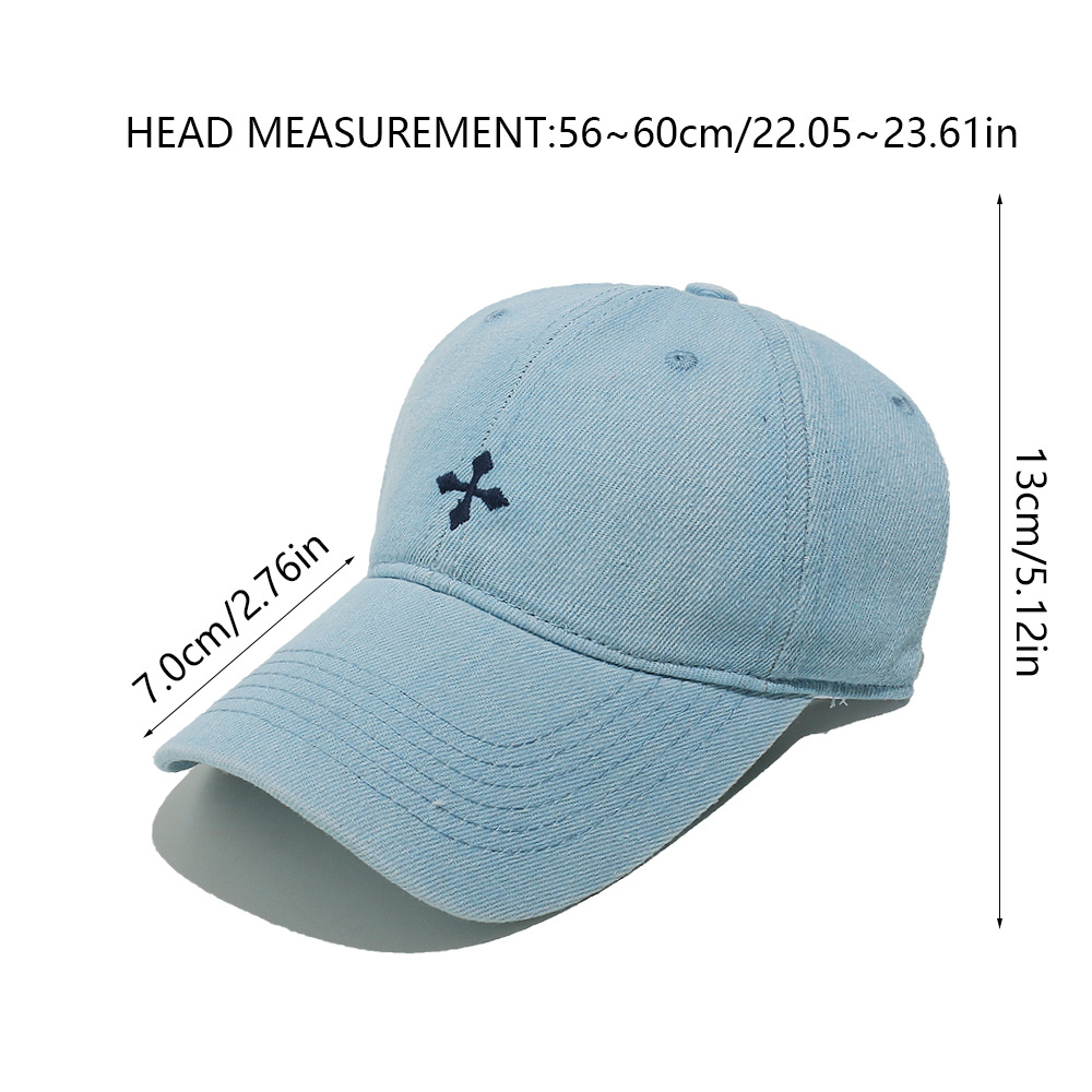 1 Piece Cross Pattern Embroidery Baseball Cap Picture8