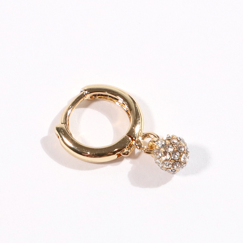 1 Pair Fashionable Series Exquisite Heart Shape Gold Color Alloy Women's Drop Earrings h5Picture7