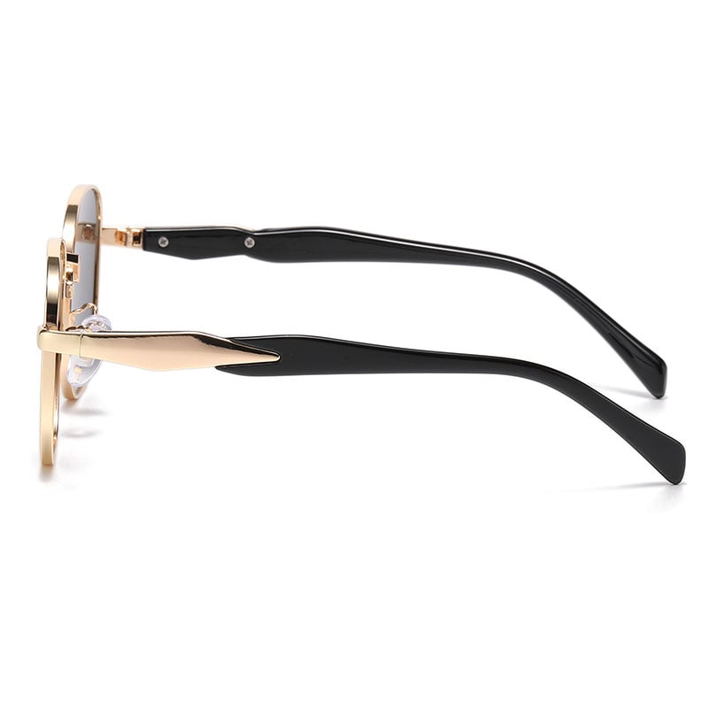 1 Pair Simple Series Casual Patchwork Stainless Steel Unisex Sunglasses Picture5