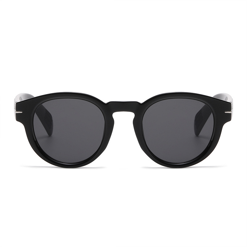 1 Piece Simple Series Retro Solid Color Plastic Women's Sunglasses Picture2