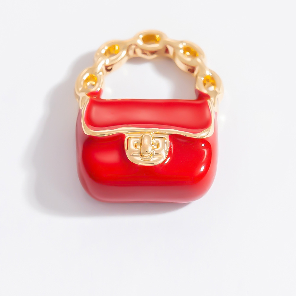 1 Piece Romantic Series Daily Charming Plant Colorful Alloy Gold Color Women's Pendants h5Picture5