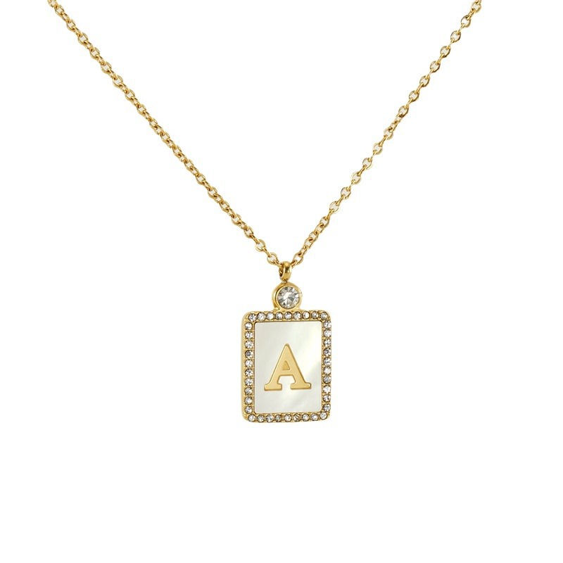 1 Piece Simple Series Daily Letter Women's Pendant Necklaces h5Picture6