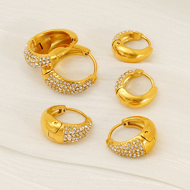 1 Pair Simple Series Daily  Women's Hoop Earrings Picture5