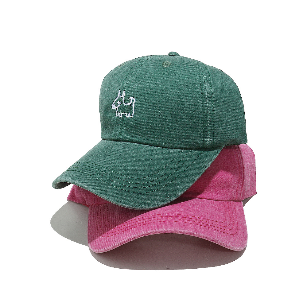 1 Piece Cowboy Dog Embroidered Baseball Cap Picture2