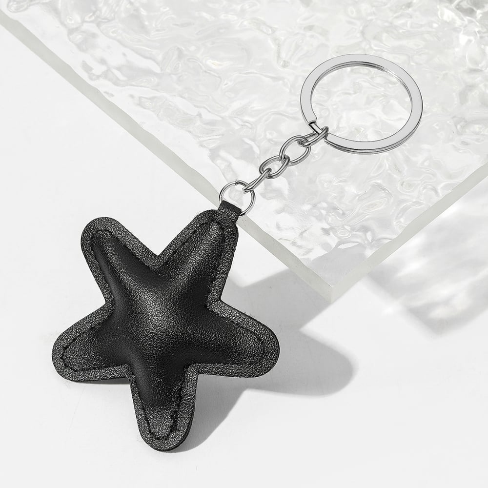 1 Piece Cute Leather Star Bag Charms h5Picture9