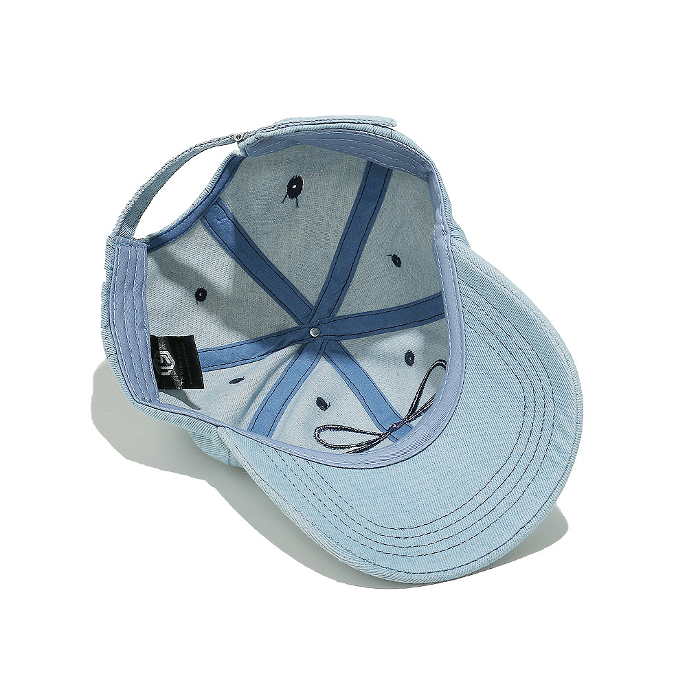 1 Piece Denim Bow Embroidery Baseball Cap Picture7
