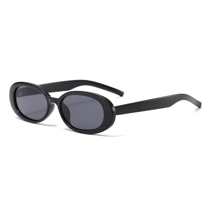 1 Pair Simple Series Daily Solid Color Plastic Women's Sunglasses h5Picture3