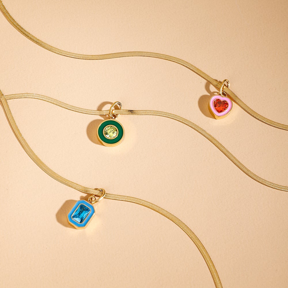 1 Piece Gold Color Heart Shape Stainless Steel Women's Pendant Necklaces Picture3