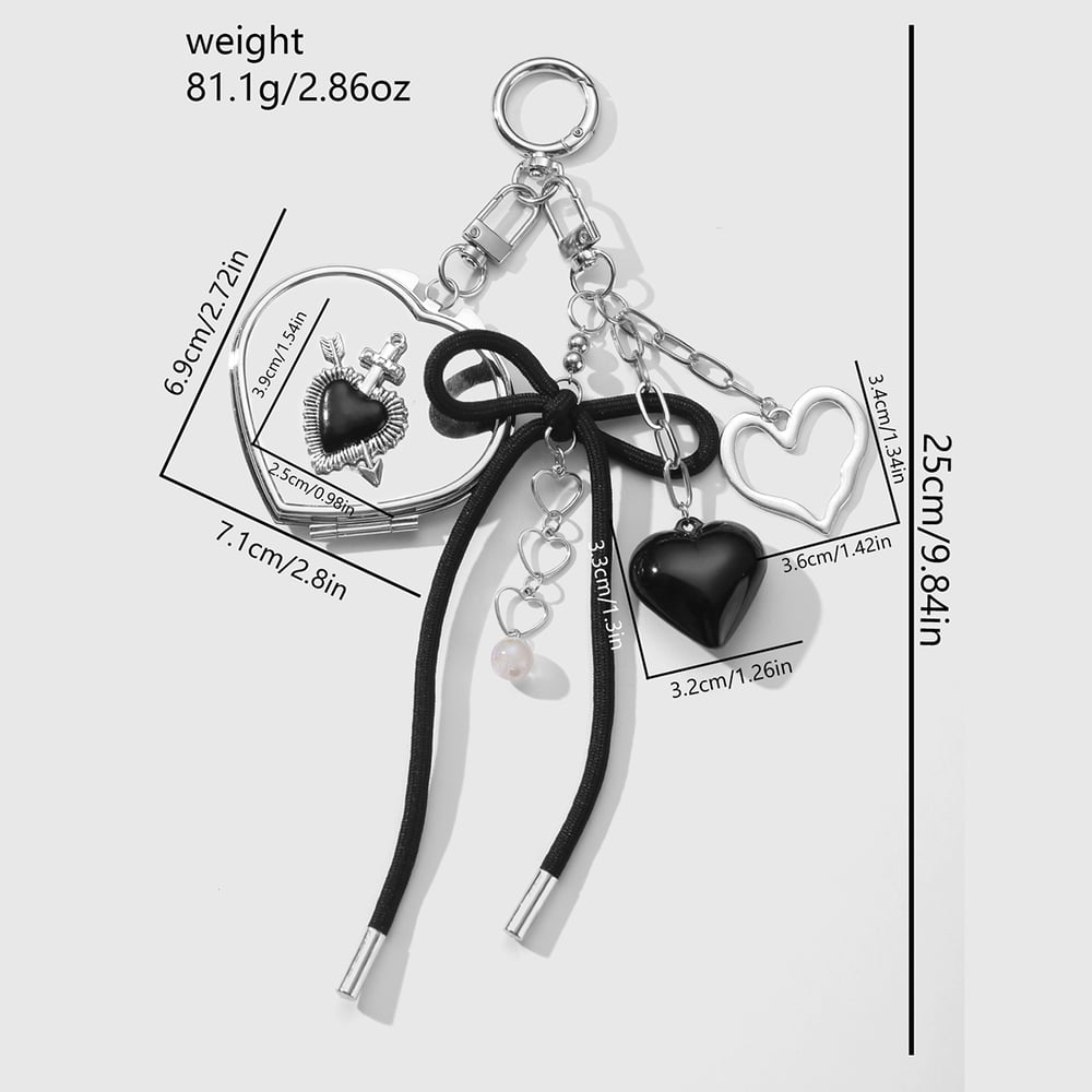Heart Mirror Bag Charms h5Picture10