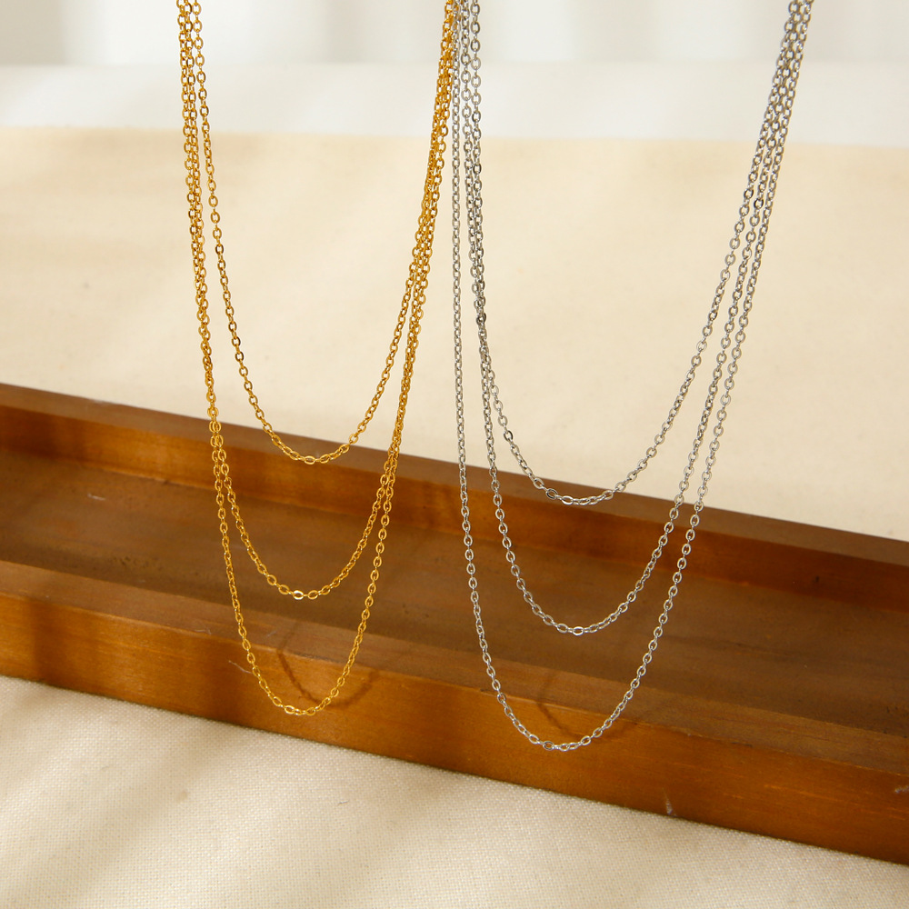 Simple and Stylish DIY Gold - colored Stainless Steel Cha h5Picture2