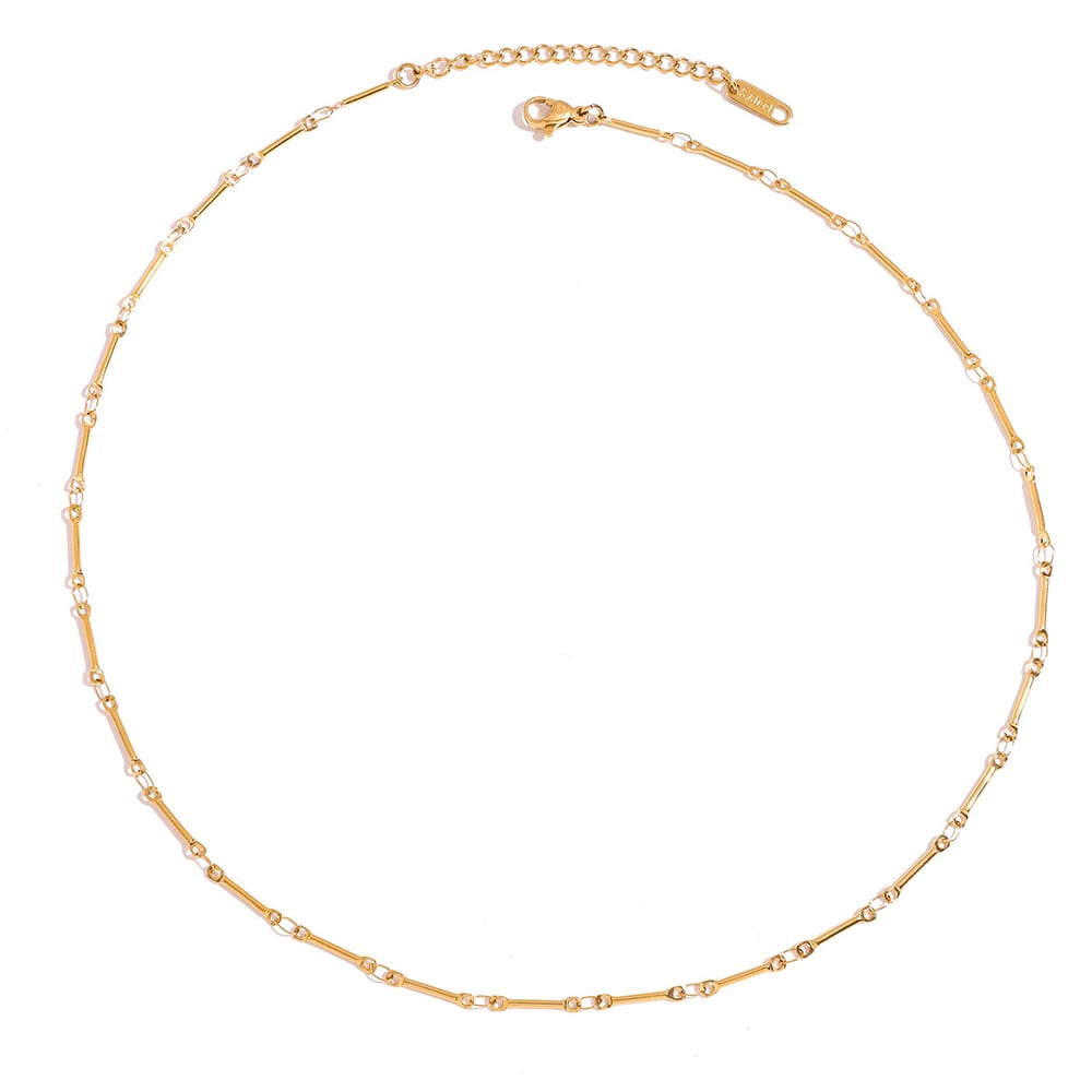 1 Piece Chain Stainless Steel Gold Color  Women's DIY Chain Necklaces h5Picture5