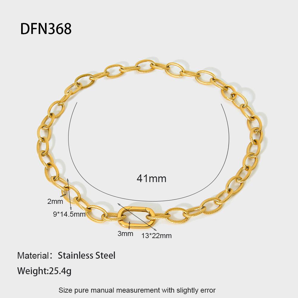 Simple Necklace with a Sense of Luxury - DIY Stainless Steel Necklace for Women