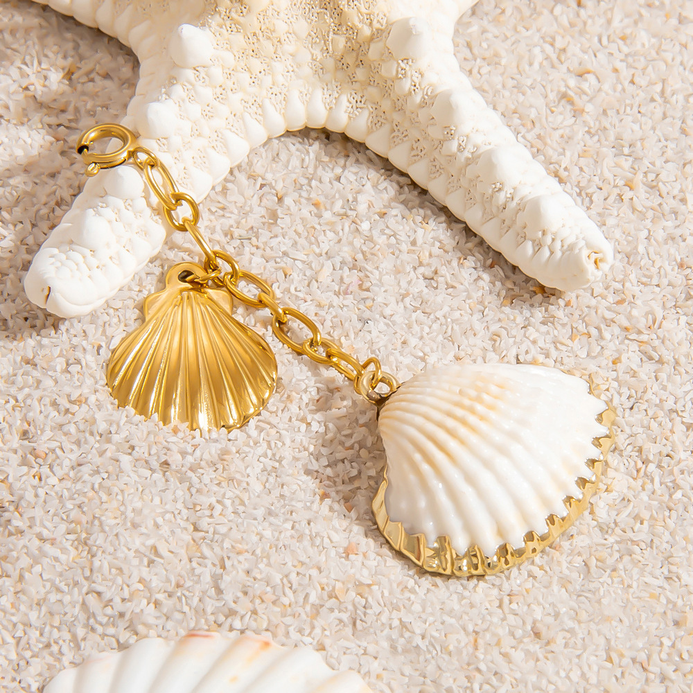 Oceanic Stainless Steel Gold Color Bikini Pendant h5Picture5
